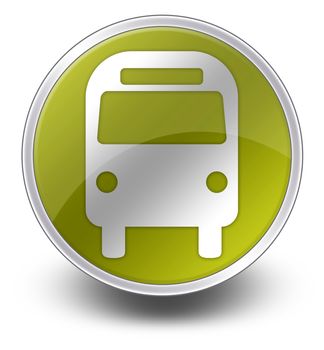 Icon/Button/Pictogram "Bus / Ground Transportation"