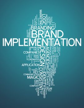 Word Cloud "Brand Implementation"