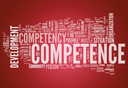 Word Cloud with Competence related tags