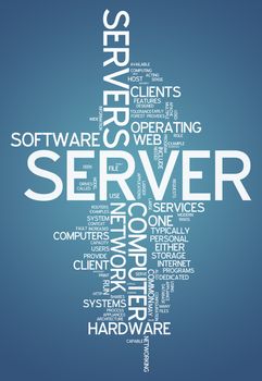 Word Cloud with Server related tags