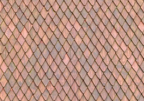 Roof Tile texture material of european medieval building