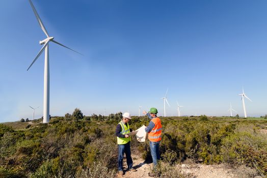 Engineers of wind turbine control projects and production.