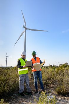 Engineers of wind turbine control projects and production.