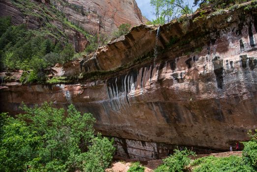 Zion National Park, Utah. A land filled with steep cliffs and forests.