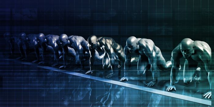 Technology Theme or Themed Background with Binary Data