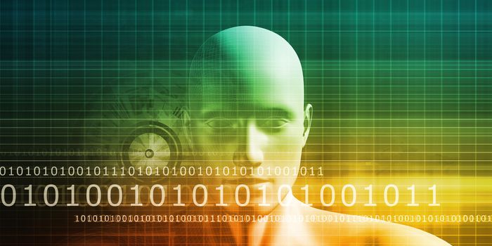 Technology Infrastructure as a IT Abstract Art