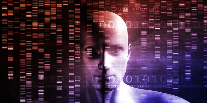 Scientific Research and Genetic DNA Science Concept