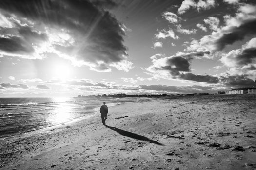 Photograph of a coastal landscape in Rhode Island