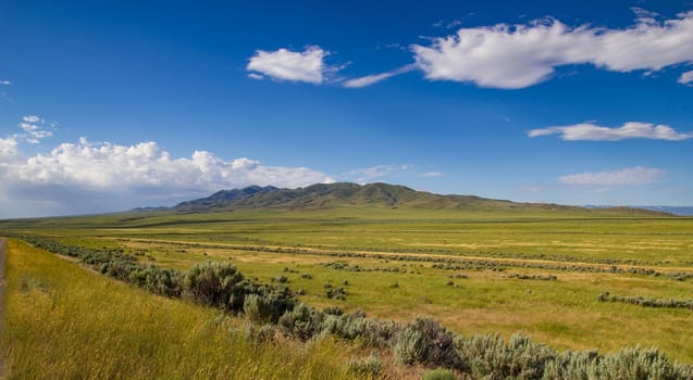 Open land in northern Utah.