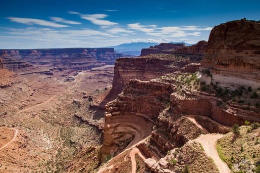 Road deep into Canyonlands National Park, Utah.