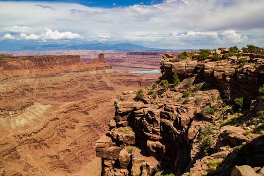 Dead Horse Point Overlook in Dead Horse Point State Park, Utah.