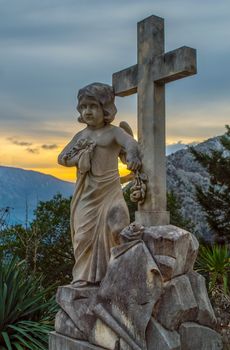Angel with the Holy Cross, Orahovac, Montenegro