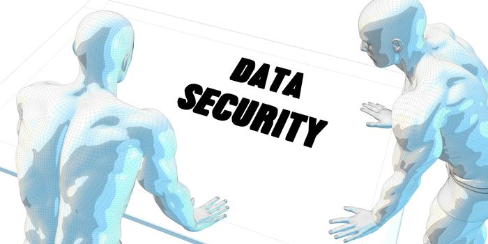 Data Security Discussion and Business Meeting Concept Art