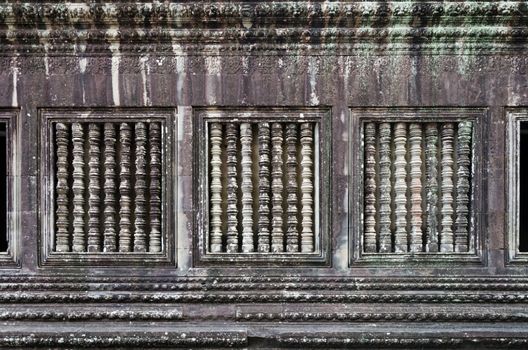 Wall of the Angkor Wat in Siem Reap, Cambodia