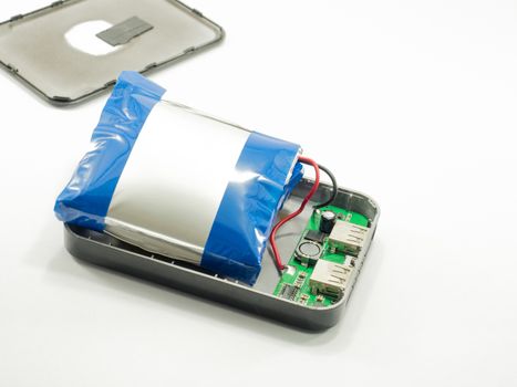 Swollen mobile battery with isolate