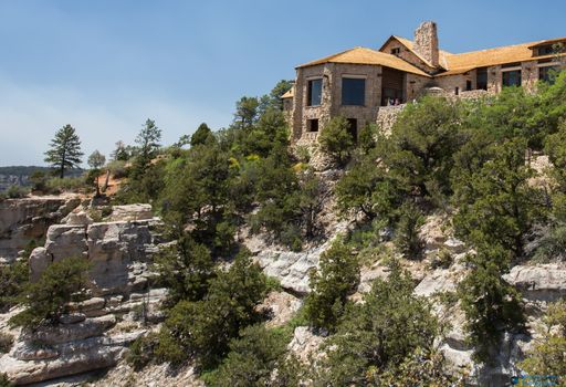 North Rim Lodge at the North Rim of the Grand Canyon National Park, Arizona.