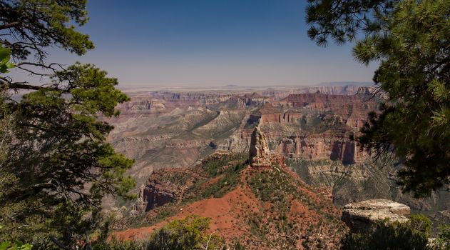 Grand Canyon North Rim, Grand Canyon National Park, Arizona.