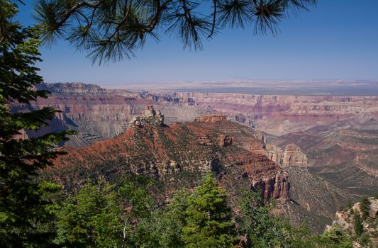 Grand Canyon North Rim, Grand Canyon National Park, Arizona.