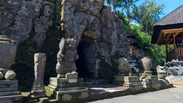 Ancient temple Goa Gajah in Bali, Indonesia