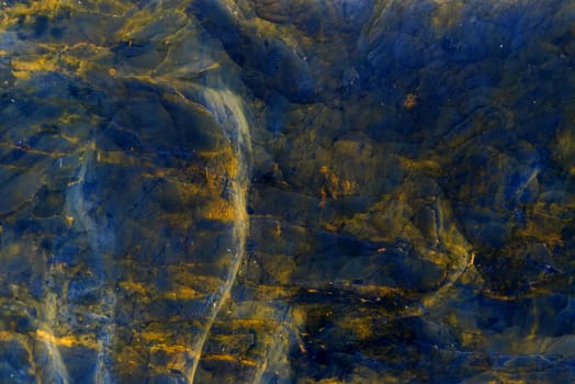 Dark Blue yellow marble  texture background