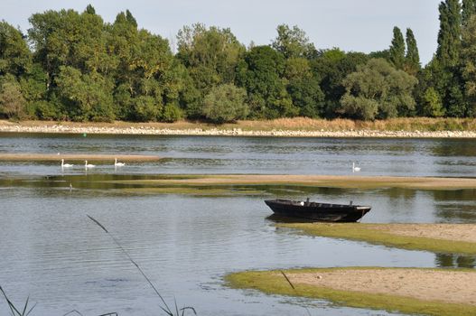 Loire river in Anjou