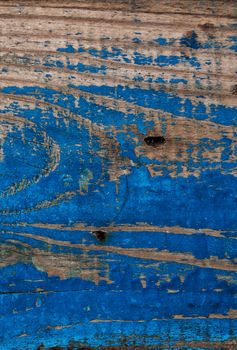old wooden texture with weathered blue color