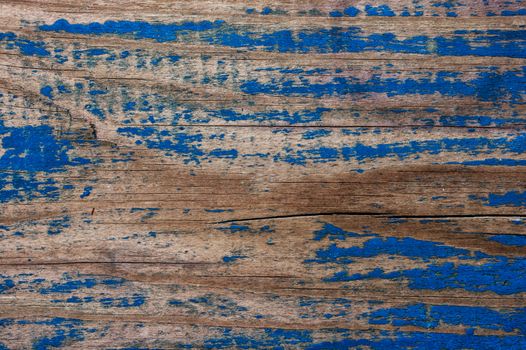 old wooden texture with weathered blue color