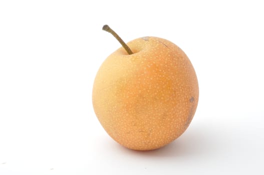 Fresh fruits on white background