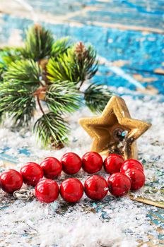 preparing decorations for new year holidays