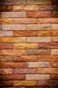sand stone wall texture in vintage light