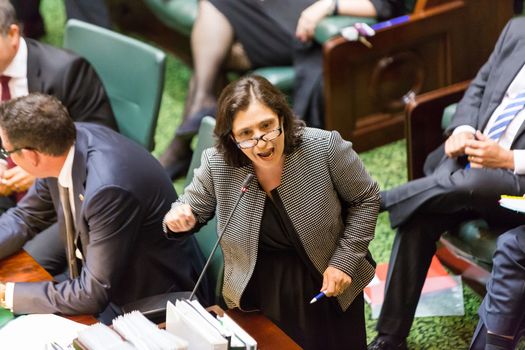 MELBOURNE/AUSTRALIA - FEBRUARY 9: The Minister for Industry, Energy & Resources answers questions in Question Time, as The Victorian Parliament resumes in 2016