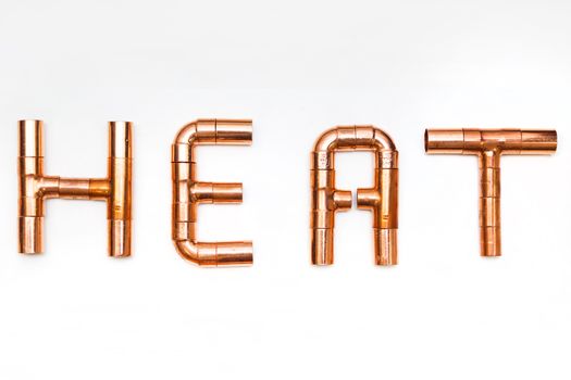 copper pipe word heat