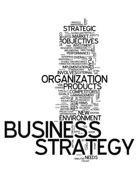 Word Cloud with Business Strategy related tags