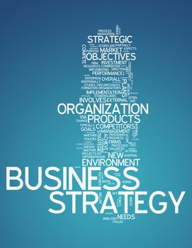 Word Cloud with Business Strategy related tags