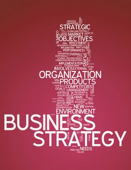 Word Cloud with Business Strategy related tags