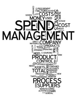 Word Cloud with Spend Management related tags