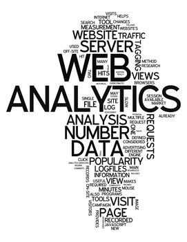 Word Cloud with Web Analytics related tags