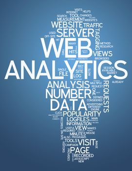 Word Cloud with Web Analytics related tags