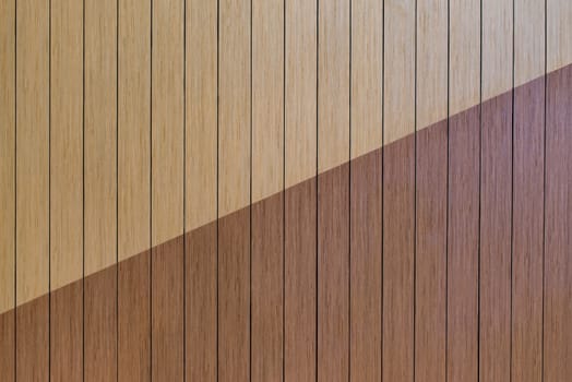 Two tone of brown wooden wall on background