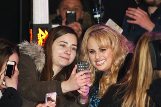 UK, London: Rebel Wilson is pictured at How to be single European film premiere at Leicester Square, London on February 9, 2016.