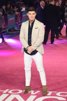 UK, London: Trent Owers is pictured at How to be single European film premiere at Leicester Square, London on February 9, 2016.