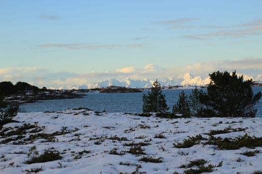 Nature,
Montain,
Forests,
Norway,
Winter