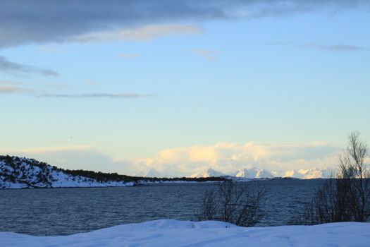 Nature,
Montain,
Forests,
Norway,
Winter
