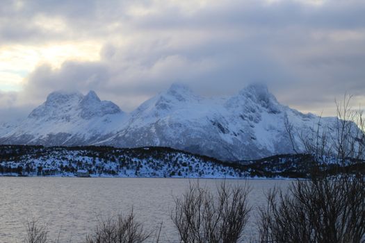 Nature,
Montain,
Forests,
Norway,
Winter