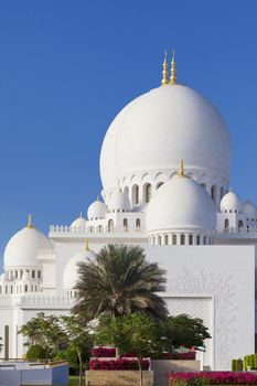 Part of famous Sheikh Zayed Grand Mosque, UAE