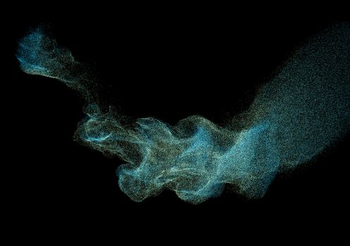 Abstract Smoke particle background,Ink particle