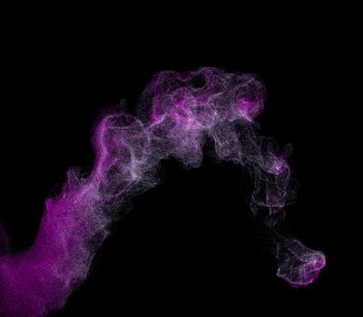 Abstract Smoke particle background,Ink particle