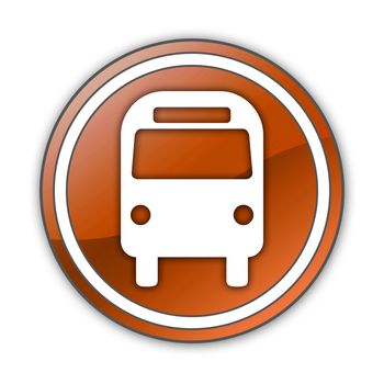 Icon/Button/Pictogram "Bus / Ground Transportation"