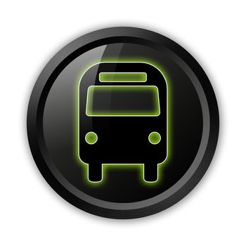 Icon/Button/Pictogram "Bus / Ground Transportation"