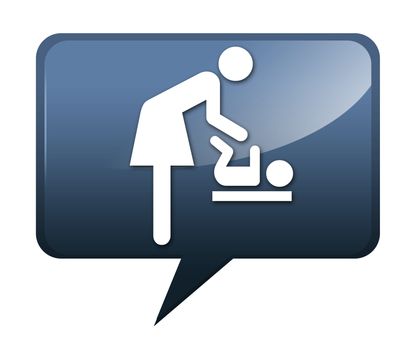 Icon/Button/Pictogram "Baby Change"